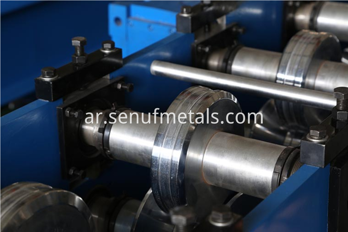 Door frame roll forming machine rollers